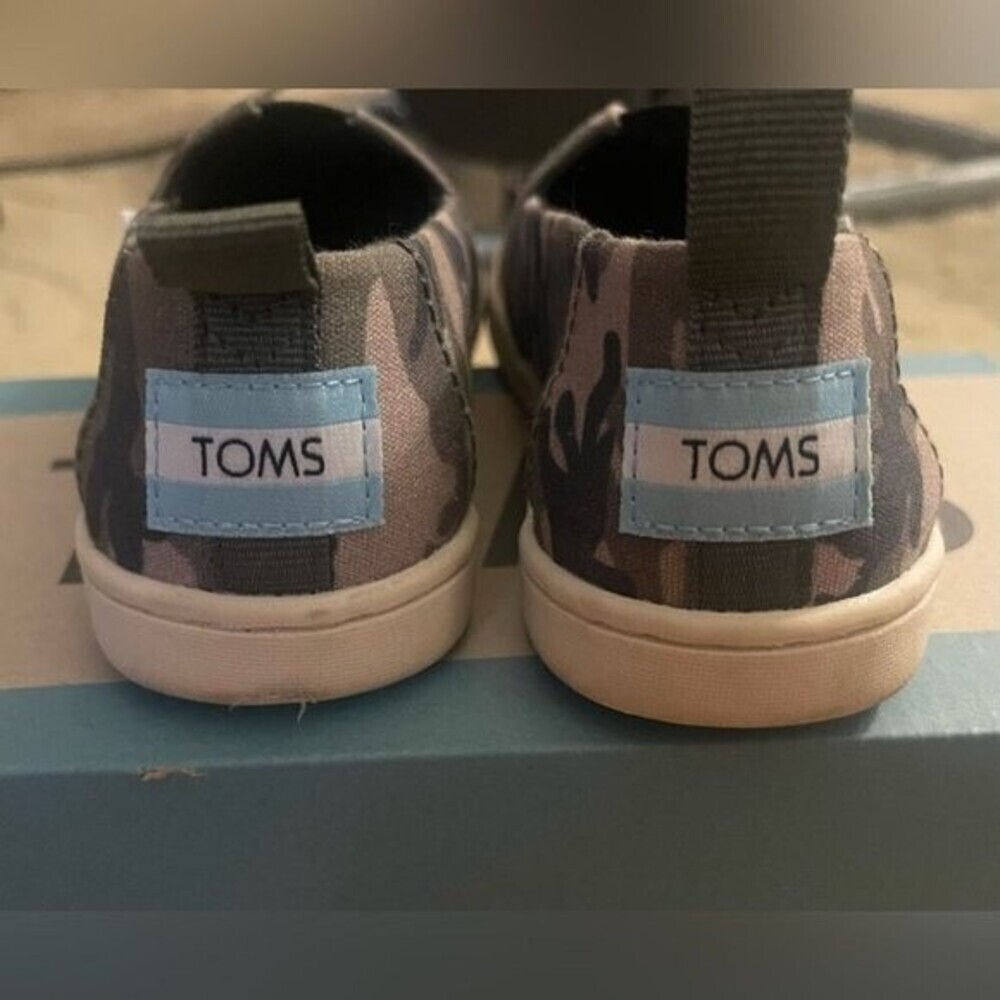 TOMS shoes  Camo Classics size 12T​​​ - Picture 3 of 6